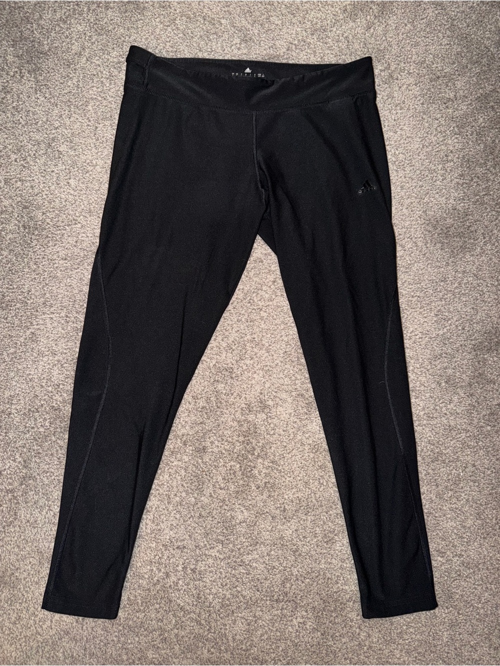adidas Black Women's Athletic Climalite Leggings